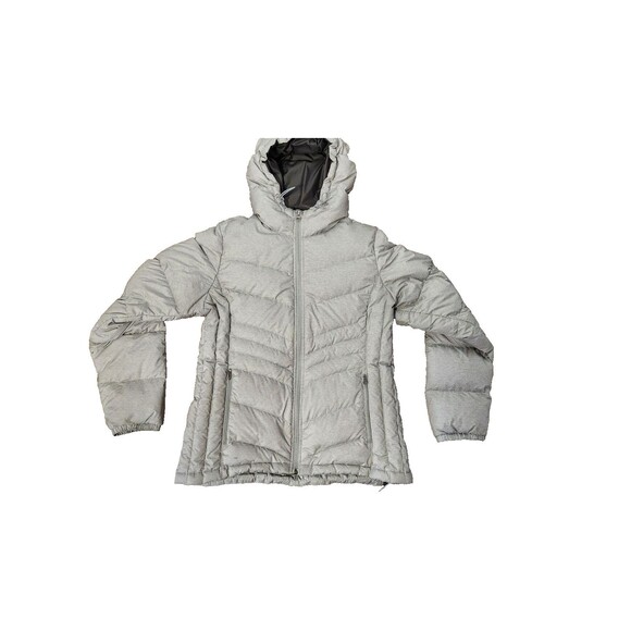 Lucy Activewear Heather Gray Insulated Quilted Puffer Jacket Coat M, EUC - Picture 3 of 12